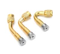 Flaconi 3PCS Ventilverlängerung Auto,autoventil Adapter,45°/90°/135° Winkelventilverlängerung Autoventil Reifenventilverlängerung Winkelventil,Passen für die Meisten Autos,Motorräder,Fahrräder