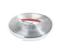 Flaconi Zierleisten Selbstklebend,Selbstklebende Leiste,Chromleiste Selbstklebend,Flexible Zierleiste Selbstklebend,Auto Chromleiste,Chrom Zierleiste für Auto Karosserie Außen Dekoration (12mm*5M)