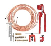 Flammenwerkzeug - Schlauchbiege-Set | 3/16 Zoll Bremsenreparatur Flaring Kit Flaring Set, HVAC-Installation, Wartung der Kühlung für Motorradanhänger
