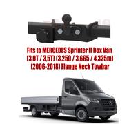 Flansch Hals Abschleppstange für Mercedes Sprinter 2006-18 & 7 Pin Bypass-