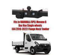 Flansch Hals Abschleppstange Für Opel Movano B 2010-22 & 7 Pin Bypass- Relais