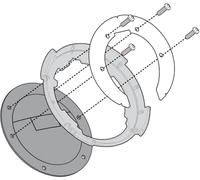 Givi Adapter BF02, Halterung Tanklock Schwarz