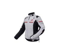 Rukka Armatou-R Motorrad Textiljacke, grau-rot, Größe 52 für Männer
