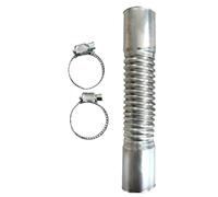 Flexibler Abgasschlauch - Edelstahl Schnellverschluss für PKW,für Kfz Lkw Bus Generator - für Kfz-Werkstatt, LKW, Baumaschinen