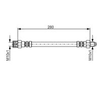 BOSCH Bremsschlauch 1 987 476 396