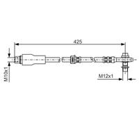 BOSCH Bremsschlauch 1 987 481 066