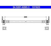 ATE Bremsschlauch hinten rechts links für MITSUBISHI 24.5201-0265.3