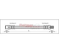 1x Bremsschlauch METZGER 4111774 passend für MERCEDES-BENZ