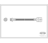 Flexibler Bremsschlauch Hinterachse 19032578 CORTECO für NISSAN TERRANO II