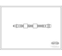 Flexibler Bremsschlauch Vorderachse 19026684 CORTECO für BMW 5 5 Touring