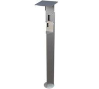 FleXmount FM_FR_WP_DA Komplett-Stele Fronius Wattpilot 2.0 | mit Dach, 1-fach