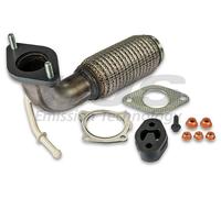 1x Abgasrohr HJS 91 15 1687 passend für FORD