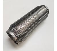 Flexrohr Innendurchmesser Ø 60 mm Länge 250 mm | Flexstück | Flexteil | Flexibles Rohr | Auspuff | Auspuffrohr | Mitteltopf | Endtopf | Hosenrohr | Abgasrohr | Drahtgeflecht | Reparatur | Katalysator