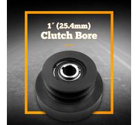 Fliehkraftkupplung Riemenscheibe for 25.4 mm 1" Bore Dual Pulley 8HP-16HP Engine