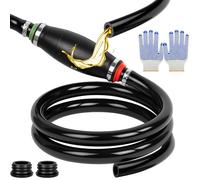 Flintronic Handpumpe, Wasser-handpumpe, Umfüllpumpe Kraftstoffpumpe Kraftstoffleitung Absaugpumpe, 2m Kaftstoffresistenten PVC Schlauch, zum Umfüllen von Flüssigkeiten wie Wasser, Diesel, Benzin, Öl