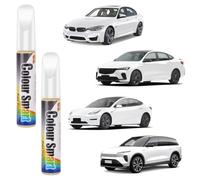 flintronic Lackstift Auto, 2 Stück Auto Kratzer Reparatur Stift, Lackstifte | für Reparaturmittel, Lack Reparatur, Auto-Felgen Kratz Entferner und Farbtropfen an Autos,Motorrädern,Fahrrädern (Weiß)