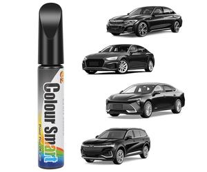 flintronic Lackstift Auto, Auto Kratzer Reparatur Stift, Lackstifte für Reparaturmittel, Lack Reparatur, Auto-Felgen Kratz Entferner und Farbtropfen an Autos,Motorrädern,Fahrrädern (Schwarz)