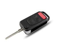 Flip Faltbare Ersatz-Fernbedienung Autoschlüssel Gehäuse passend für Mercedes-Benz W168 W124 W202 W203 A C E ML C CL S SL SEL SLK E113 (Farbe: 4 BT 2 Spurenklinge)