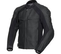 FLM Brooklands Lederkombijacke Rindsleder Protektoren Schwarz Bikerjacke