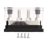 Floolinct BatterieSammelschiene DC12V bis 48V 600A mit M10Anschluss für Kfz, Wohnmobil, Boot und Yacht (Schwarz)