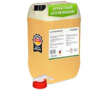 Flotex - Autoshampoo Konzentrat im praktischen 25L Kanister | Autoshampoo für Hochdruckreiniger | Autoreiniger für PKW, LKW, Wohnmobil und Motorrad
