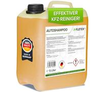 Flotex - Autoshampoo Konzentrat im praktischen 5L Kanister | Autoshampoo für Hochdruckreiniger | Autoreiniger für PKW, LKW, Wohnmobil und Motorrad