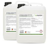 Flotex DPF Reiniger Dieselpartikelfilter 2x5L | Entfernt zuverlässig Ruß, Asche und Verbrennungsrückstände | Partikelfilter Reiniger Diesel verbessert Leistungsfähigkeit des Motors