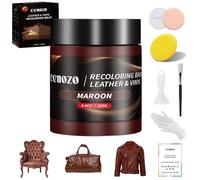 Flüssigleder Kastanienbraun,Leder Reparatur Set,Lederpflege für Ledercouch,Autositz Reparatur,Vinyl Möbel,Kunstleder Reparaturset Für Reparatur Lederfarbe,Fleck,Schramme,Risse und Bleichen