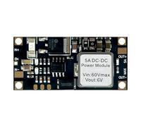 Fluxioxtna 6, 5 V-60 V auf 6 V / 7, 4 V / 8, 4 V / 12 V Stepping Down Adaptermodul, Step Down Adapter, Low Profile Netzteil, Überstrom, Überspannungsschutz