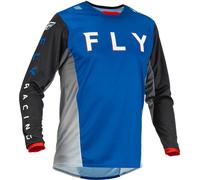 Fly Racing Kinetic Kore Motocross Jersey, schwarz-blau, Größe XL für Männer