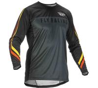 Black / Red / Yellow Fly Racing Lite Se Speeder Langarm Enduro Trikot