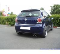 FMS Duplex-Sportauspuff Edelstahl VW Polo GTI Schrägheck (9N3) 1.8l Turbo 110kW
