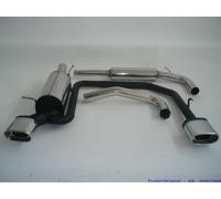 FMS Gruppe A Duplex-Anlage Edelstahl VW Polo Schrägheck (9N,9N2) 1.2l 40/47kW
