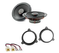 Focal ICU165 2-Wege Lautsprecher Einbauset für Nissan Juke ab 2010 vorne hinten