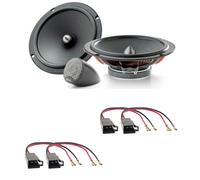 Focal ISU165 2-Wege Lautsprecher Einbauset für Golf 3 Vento Passat 35i vorne