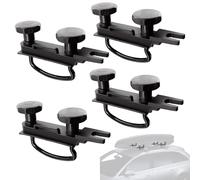 Focenat Dachbox Befestigung U Bügel, 4er Set Auto Van Montage Fitting Kit, U Bolzen für Dachboxen mit 8 Sicherungsmuttern, Dachboxen U-Schrauben, Dachbox Halterung Installationszubehörsatz