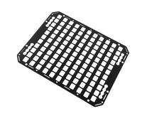 Fockety Molle-Ladeflächenpanel, 46,4 x 58,4 x 0,2 cm, Aluminium Aufbewahrungsorganizer mit elastischen Gurten und Schnallen, Gepäckträger für Limousinen, SUVs Pickups LKWs Wohnmobile