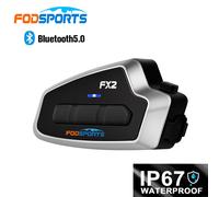 1KM Motorrad Headset Helmet Bluetooth Intercom Gegensprechanlage 2Way Interphone