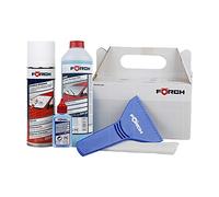 Förch Winterreinigungsset Wischtuch, Scheibenenteiser, Eiskratzer, Scheibenreinigungsmittel, Türschloßenteiser