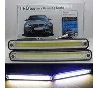 FOLGEMIR COB LED Tagfahrlicht, 12V DC Tagfahrleuchten, E4 Scheinwerfer, Nebelscheinwerfer, Weiß