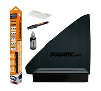 FOLIATEC Scheibentönungsfolie, Tönungsfolie für Autoscheiben, BLACKNIGHT REFLEX Superdark, 76 x 300 cm, mit ABG, 95% Verdunkelung