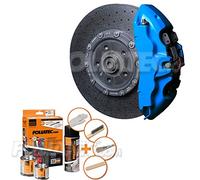 Foliatec 2188 Bremssattellack GT Blau Motorlack Set für 4 Bremssattel Reiniger