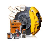 Komplettset zum Lackieren von 3 Bremssäteln