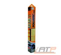 FOLIATEC Scheibentönungsfolie, Tönungsfolie für Autoscheiben, BLACKNIGHT REFLEX Superdark, 76 x 300 cm, mit ABG, 95% Verdunkelung