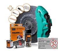 Foliatec 2174 Bremssattel Lack Set, ocean turqoise