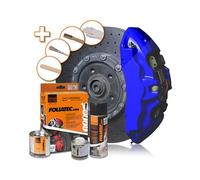 FOLIATEC Bremssattel Lack Set, RS-Blue Schwarz 0,4 L (2162)