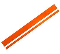 FOLIATEC Car Design Sticker Aufkleber Autoaufkleber Autosticker LINES, orange chrom matt, 5,8 x 360 cm