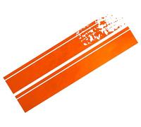 Foliatec Car Design Sticker Aufkleber Autoaufkleber Autosticker STRIPES, orange chrom matt, 22 x 150 cm