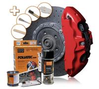 Foliatec Bremssattel Lack Set, racing rosso 3 Komponenten