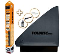 FOLIATEC Scheibentönungsfolie, Tönungsfolie für Autoscheiben, BLACKNIGHT Reflex Dark, 76 x 300 cm, mit ABG, 85% Verdunkelung
